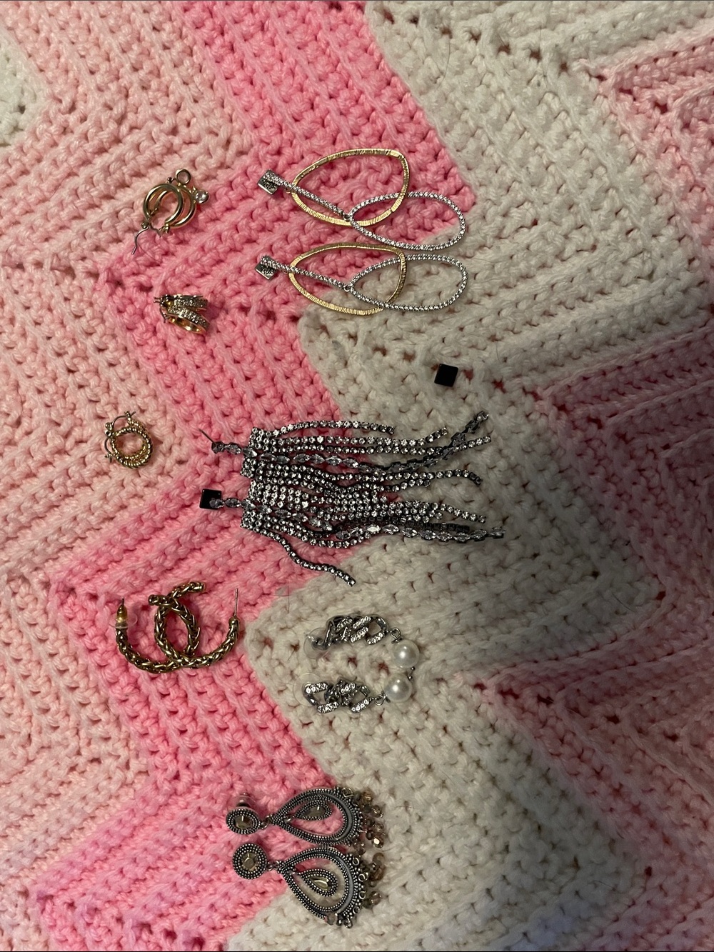 WHBM earrings a lot of eight